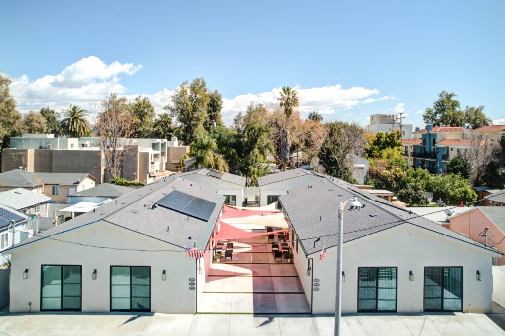 Modern Residential Complex Aerial View scaled