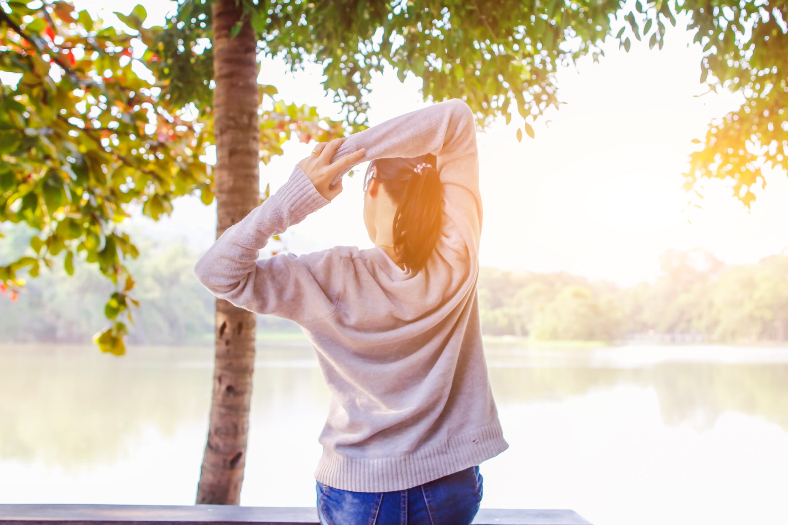 Person handling rejection while staying sober in a calm reflective moment